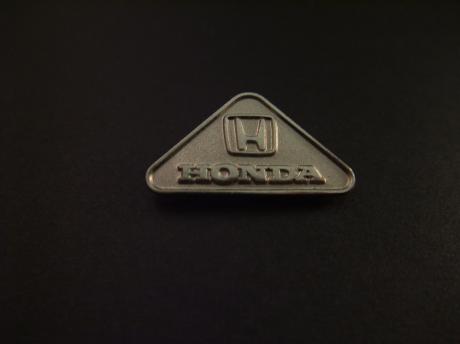 Honda auto- logo driehoek zilverkleurig